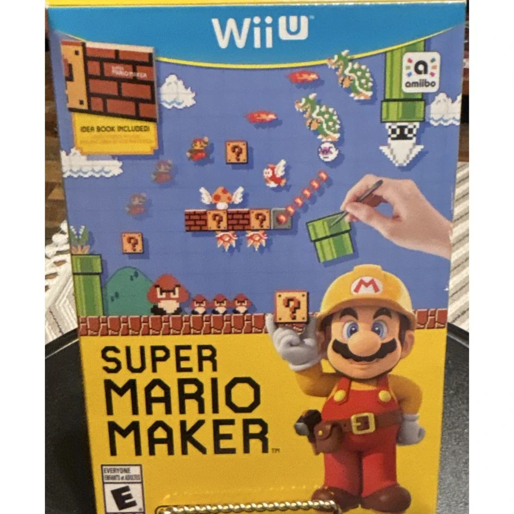 Nintendo Wii U Super Mario Maker 2015 Complete Untested NTSC READ